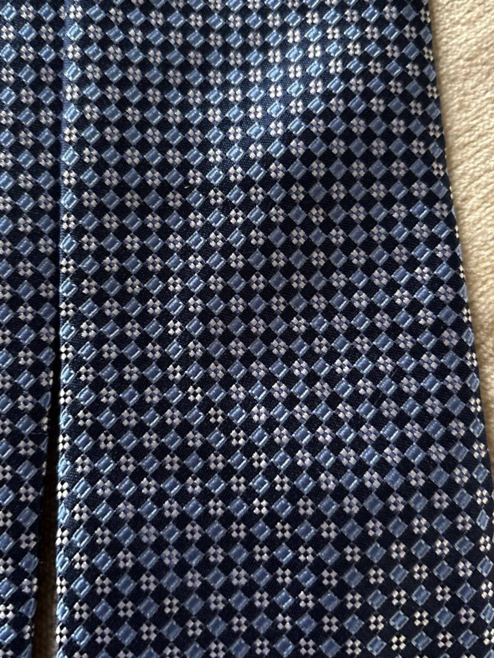 Nordstrom Blue Micro-Check Men's Tie